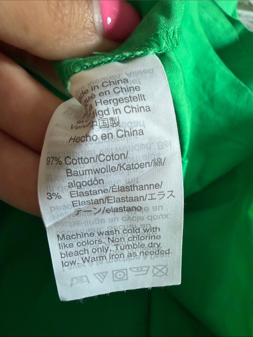 J.JCrew Kelly Green Wrap Dress with Side Tie Cotton dress - Picture 13 of 13